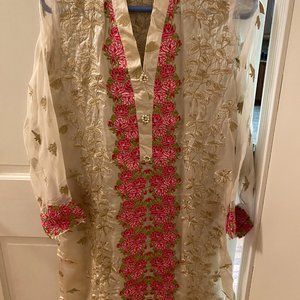 Pakistani Agha Noor 3 piece suit (Small)